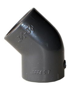 Winkel 45°, PVC-Klebefittings