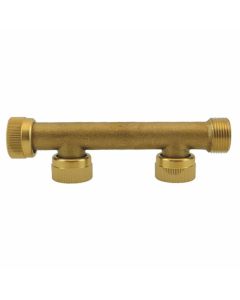 Ventilverteiler, Größen:  3/4" AG x 3 x IG, 1" AG x 3 x IG