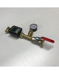 Durchfluss-Druckmesser mit Manometer