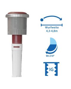 MP-815 Rotatordüse max. 4,9 m, 90-210°