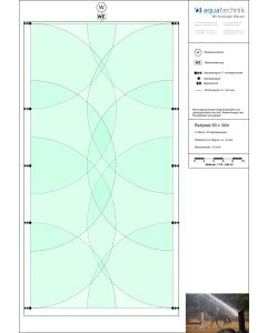 Reitplatz BASIC 60 x 30 m, 10 Regner, elektr. Einzelsteuerung