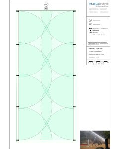 Reitplatz BASIC 70 x 30 m, 10 Regner, elektr. Einzelsteuerung